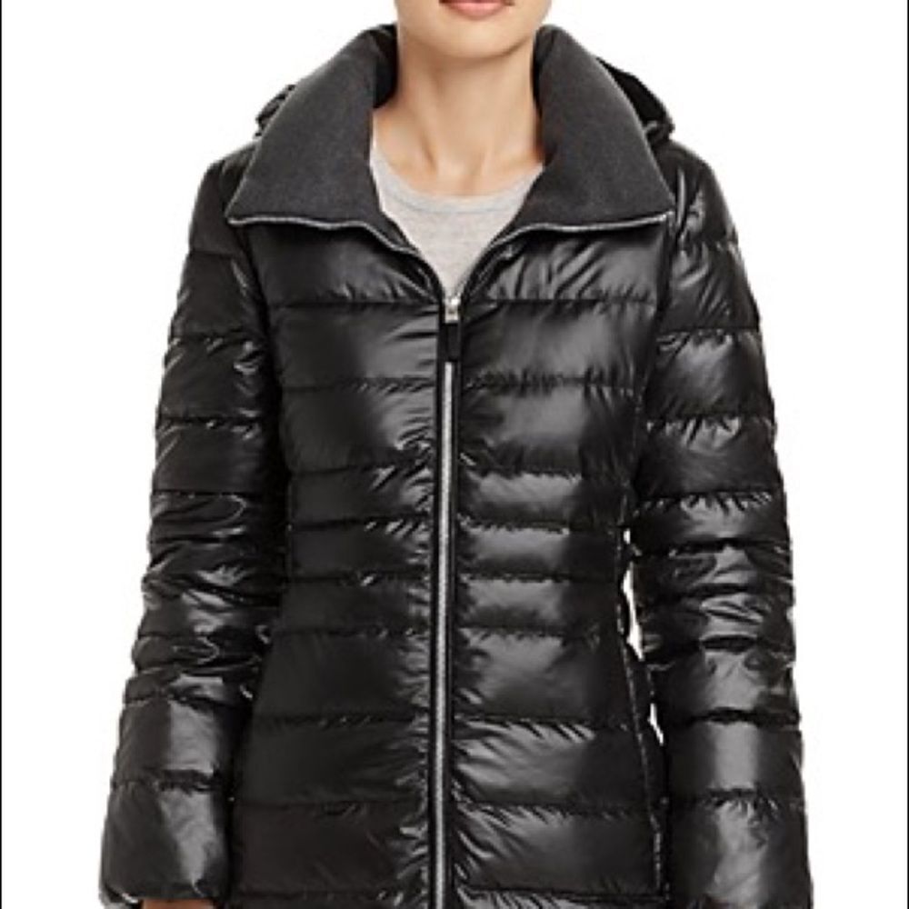 Marc New York Sweater-Weight Quilted Jacket with Premium Down-BLACK-Small